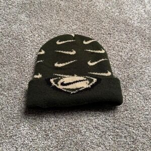 NIKE FOREST GREEN AOP BEANIE